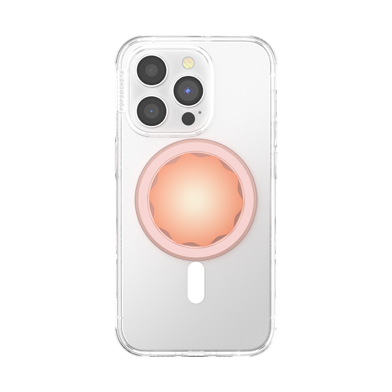 Molded Flower Apricot — MagSafe PopGrip image number 4