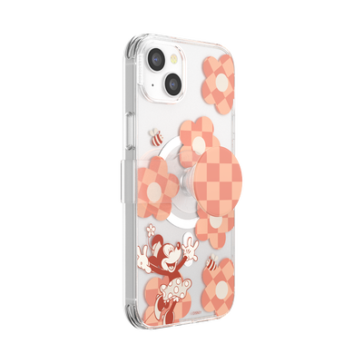 Secondary image for hover Minnie Checkered Flower — iPhone 14 Plus for MagSafe