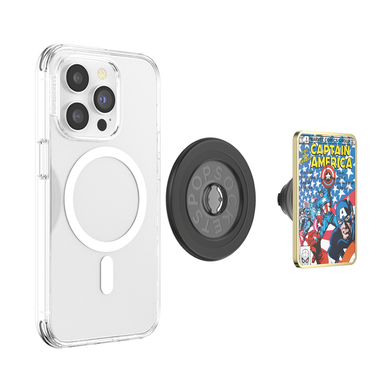 Enamel Captain America Comic Book — MagSafe PopGrip image number 5