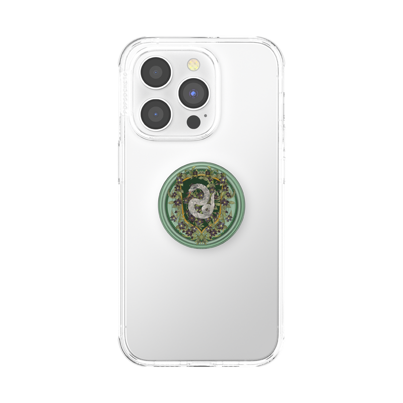 Slytherin Floral Crest — Adhesive PopGrip image number 3