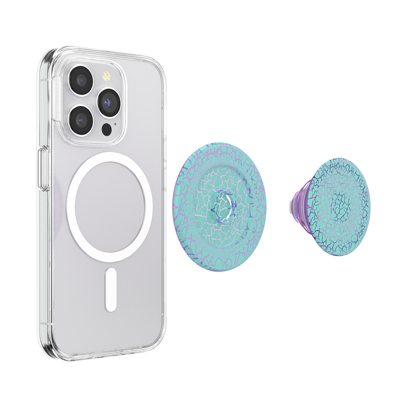 Crackle Reef Printed Sugar Plum — MagSafe PopGrip image number 4