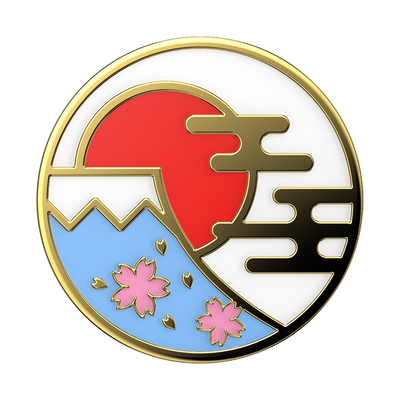 Enamel Mt. Fuji