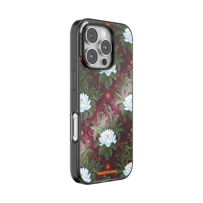 Secondary image for hover Mirror Lush White Lotus — iPhone 16 Pro MagSafe Case