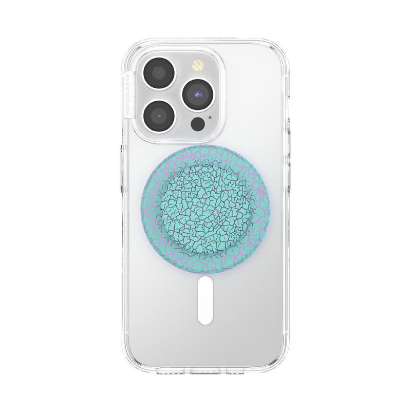 Crackle Reef Printed Sugar Plum — MagSafe PopGrip image number 5