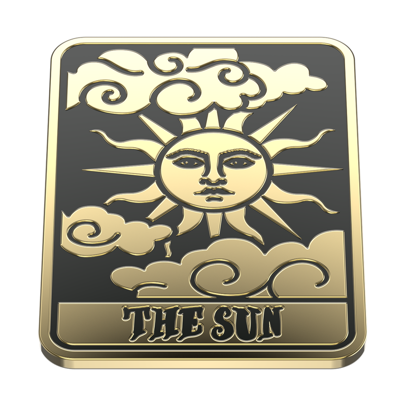 Enamel Tarot Card Sun image number 3