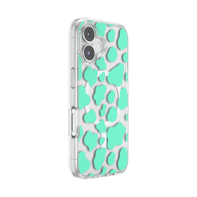 Secondary image for hover Turquoise Cow Cow — iPhone 16 MagSafe Case