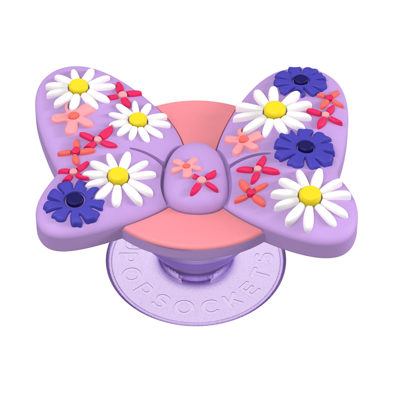 Floral Minnie Mouse Bow image number 1