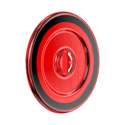 Danger Red Translucent — MagSafe Round Base