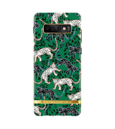 Richmond & Finch Case Green Leopard — Galaxy S10