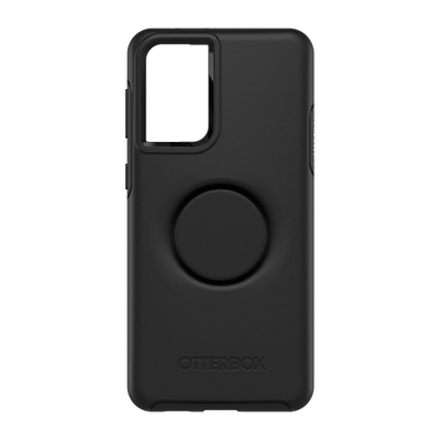 Otter + Pop Symmetry Series Case Black — Samsung Galaxy S21+