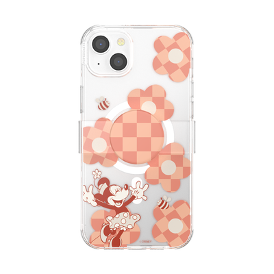 Minnie Checkered Flower — iPhone 14 Plus for MagSafe