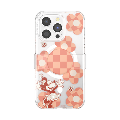 Minnie Checkered Flower — iPhone 14 Pro for MagSafe