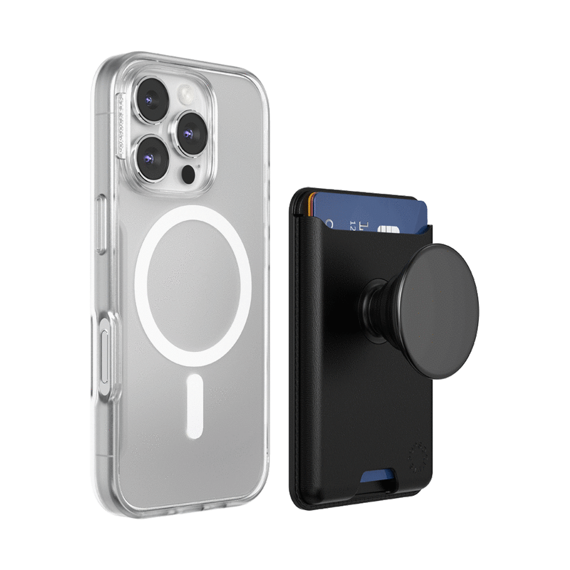 Black — Softgoods MagSafe PopWallet+ image number 3