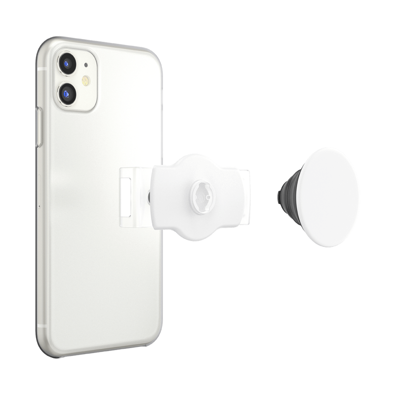 White with Square Edges — Slide Stretch PopGrip image number 3