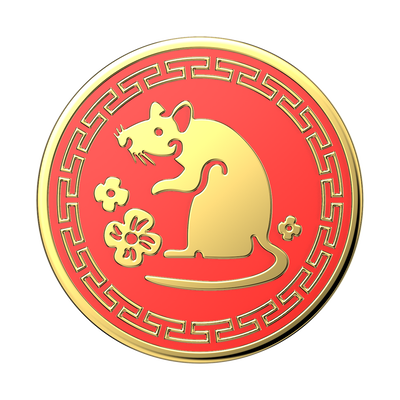 Secondary image for hover Enamel Year of The Rat 2020