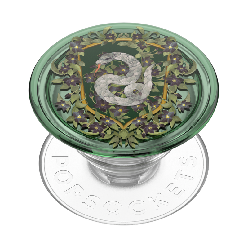 Slytherin Floral Crest — Adhesive PopGrip image number 0