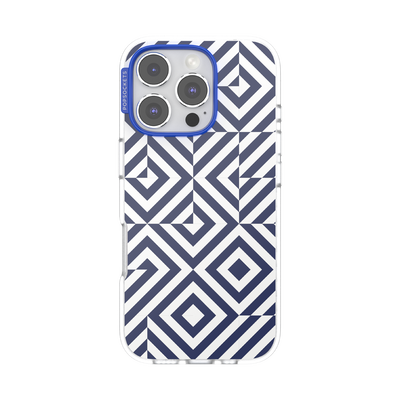 Tiled Navy — iPhone 16 Pro MagSafe Case