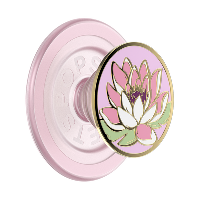 Enamel Water Lily — PopGrip for MagSafe