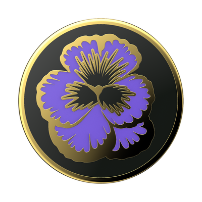 Enamel Flowering Iris