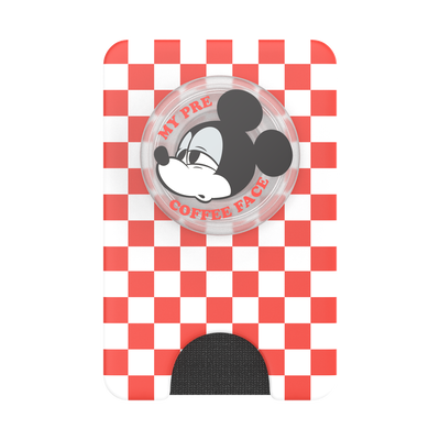 Secondary image for hover Mickey's Coffee Face — MagSafe PopWallet+