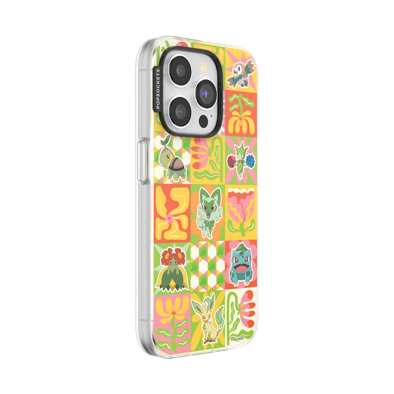 Grass Type Mod Quilt — iPhone 15 Pro MagSafe Case image number 1