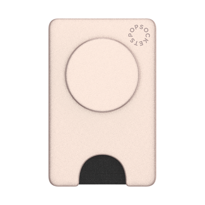 Shimmer Rose Gold PopWallet+