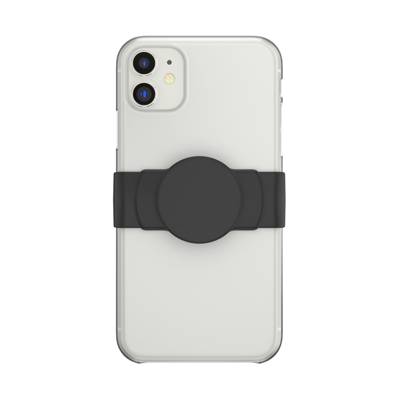 PopGrip Slide Stretch Black with Rounded Edges image number 1
