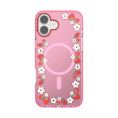 Strawberry Frame — iPhone 16 Plus MagSafe Case