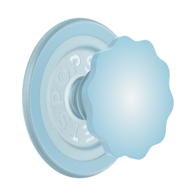 Molded Flower Blue Sigh — PopGrip for MagSafe