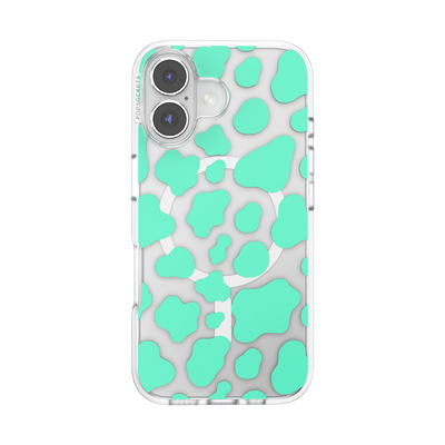 Turquoise Cow Cow — iPhone 16 MagSafe Case