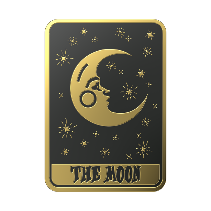 Enamel Tarot Card Moon image number 1