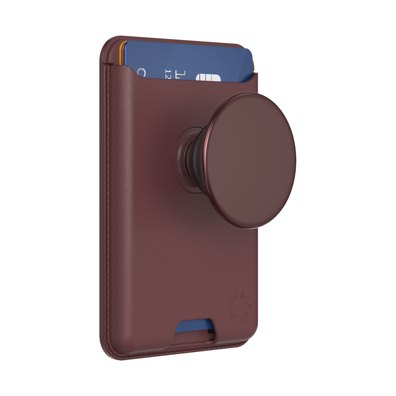 Aluminum Oxblood — Softgoods PopWallet+ for MagSafe image number 0