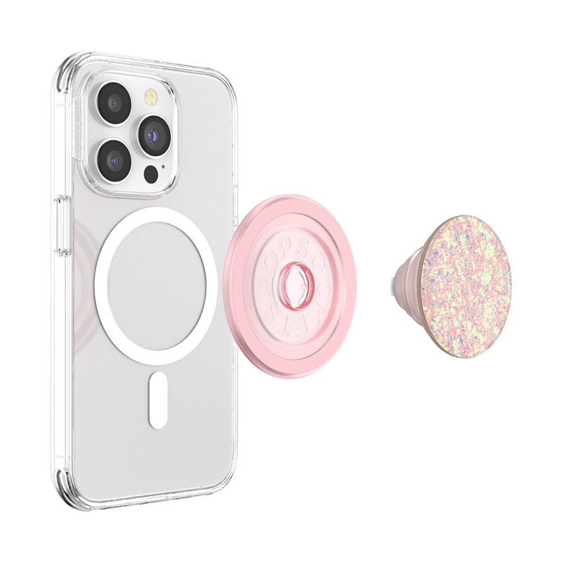 Iridescent Confetti Rose — MagSafe PopGrip image number 3
