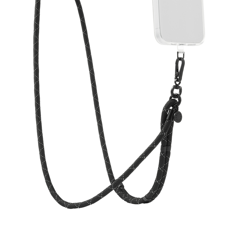 Paracord Black — Phone Strap image number 1