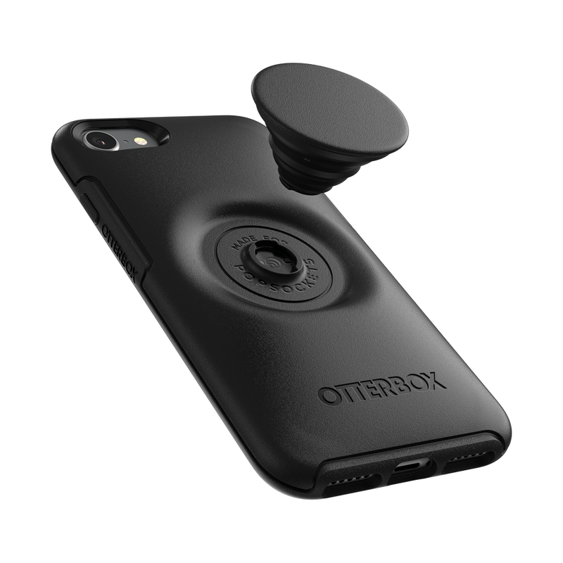 Otter + Pop Black Symmetry Series Case — iPhone SE/7/8 image number 3