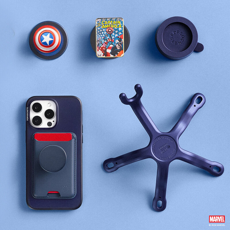Enamel Captain America Comic Book — MagSafe PopGrip image number 6