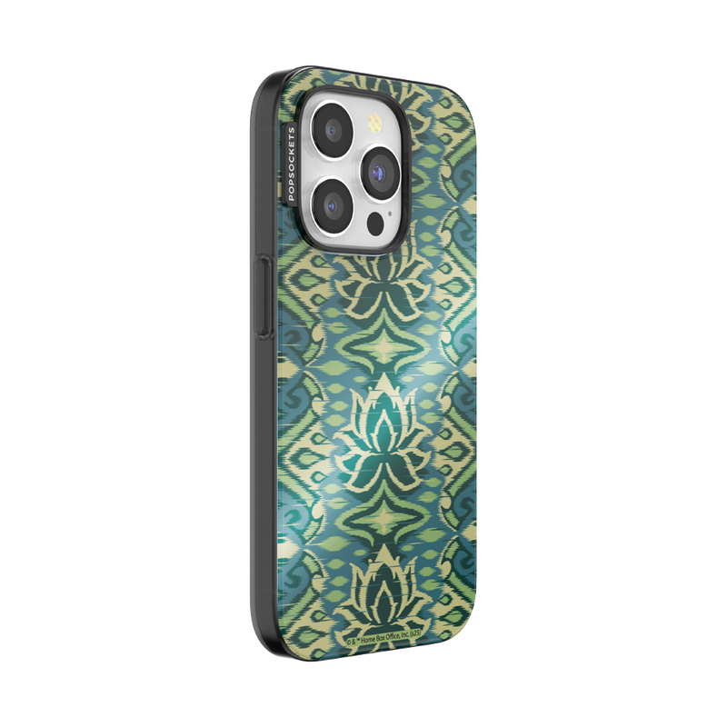 Mirror White Lotus Textile — iPhone 15 Pro MagSafe Case image number 1