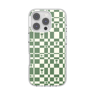 Garden Check Green — iPhone 16 Pro MagSafe Case