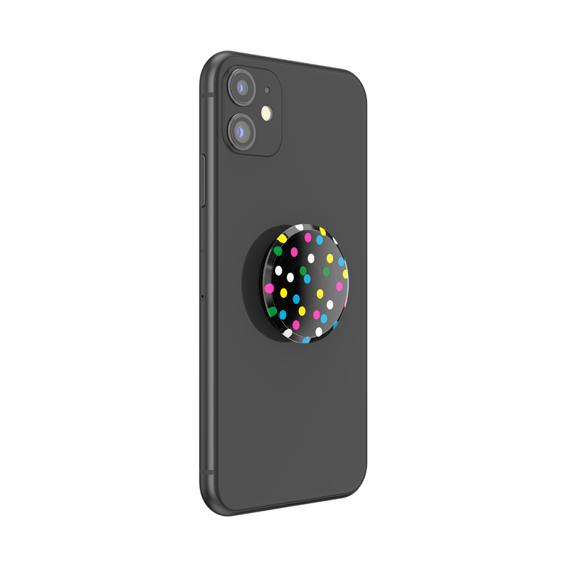 Translucent Black Disco Dots image number 4