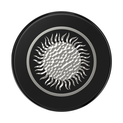 Secondary image for hover Enamel Hammered Sun Black — MagSafe PopGrip