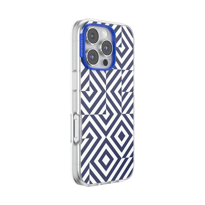 Secondary image for hover Tiled Navy — iPhone 16 Pro MagSafe Case