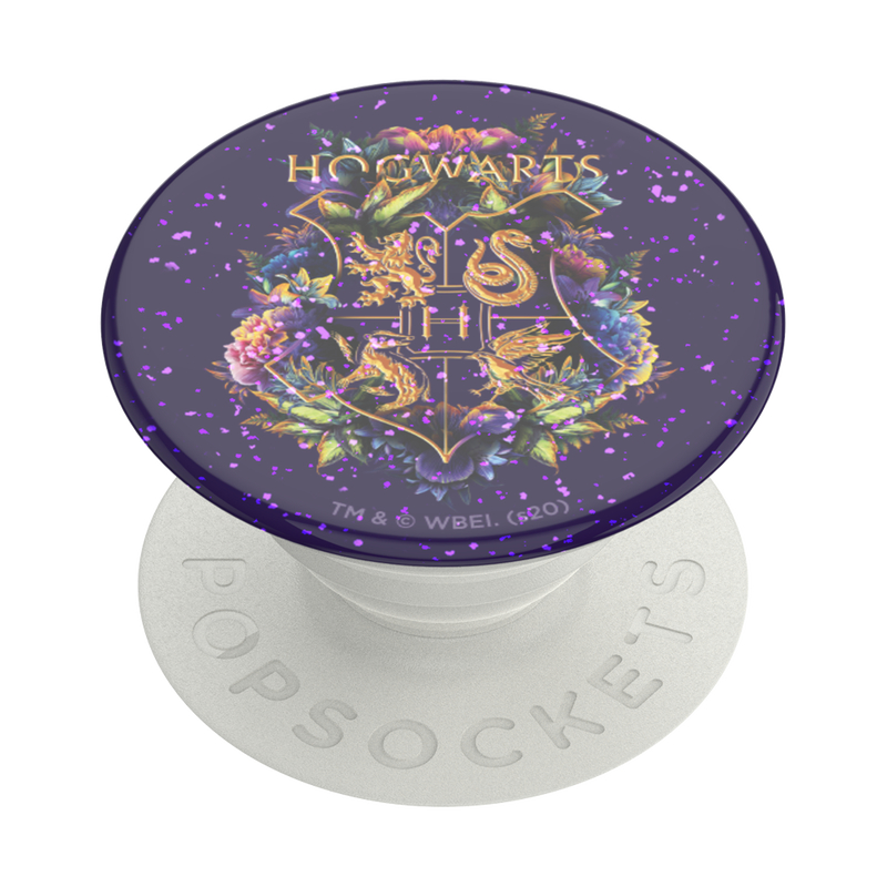 Glitter Hogwarts Floral Phone Grip PopSockets UK