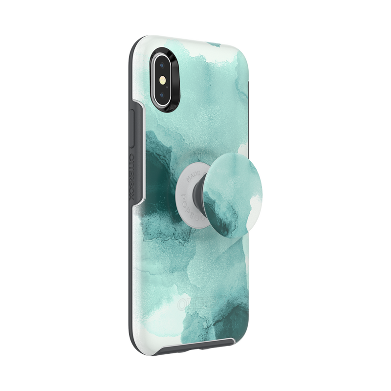 Otter + Pop Symmetry Series Case Tourmaline Smoke — iPhone X/XS image number 1
