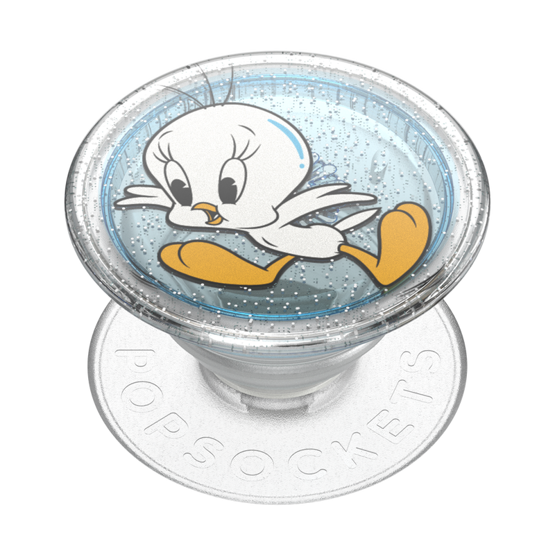 Glitter Translucent Fly Tweety! — Adhesive PopGrip image number 0