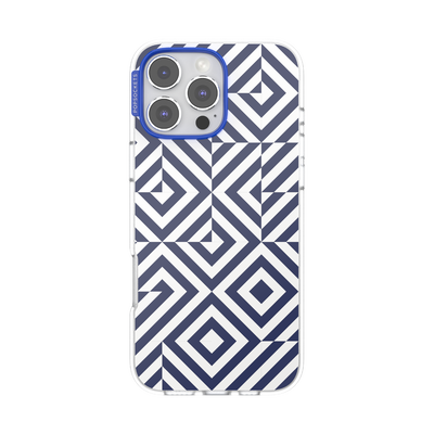 Tiled Navy — iPhone 16 Pro Max MagSafe Case