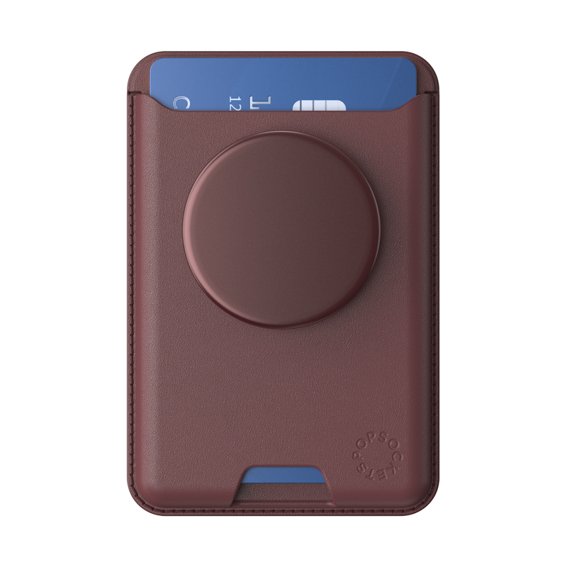 Aluminum Oxblood — Softgoods PopWallet+ for MagSafe image number 1