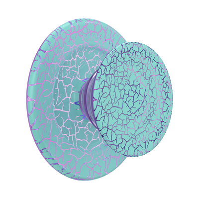 Crackle Reef Printed Sugar Plum — MagSafe PopGrip