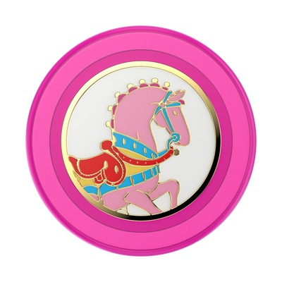 Secondary image for hover Enamel Carousel Pony — MagSafe PopGrip