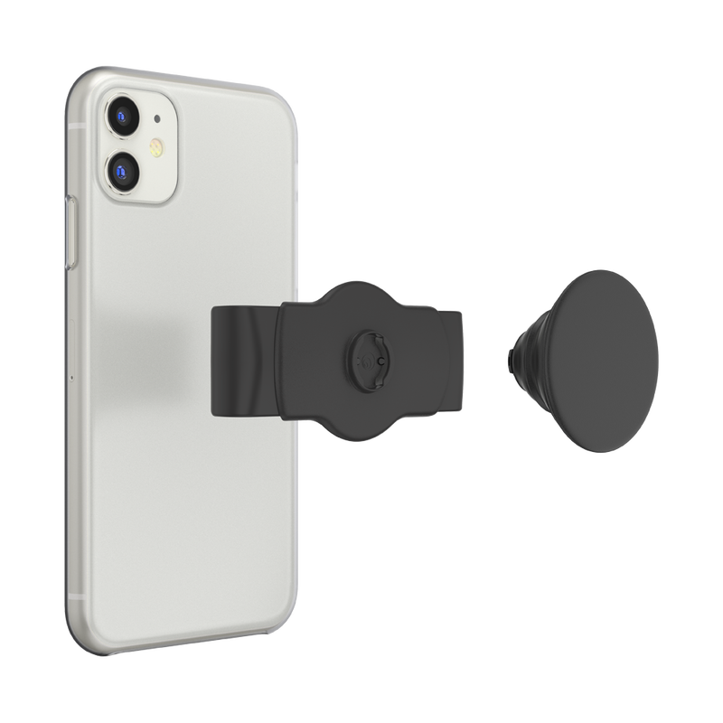 PopGrip Slide Stretch Black with Rounded Edges image number 2
