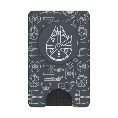 Secondary image for hover Star Wars Millennium Falcon — Adhesive PopWallet+